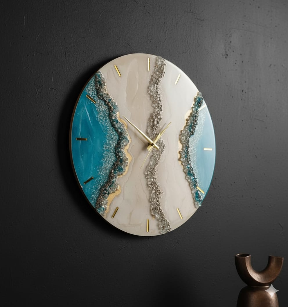 Resin Art Clocks